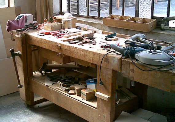 banco di lavorazione legno