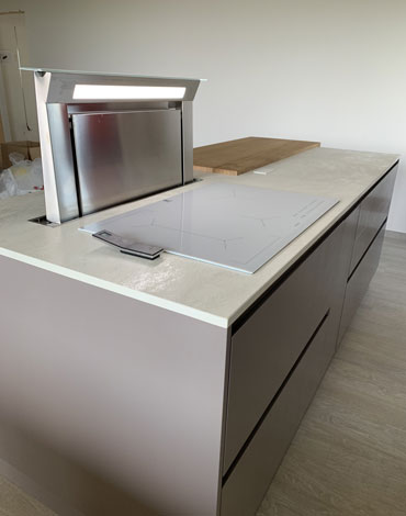 Isola per cucina artigianale
