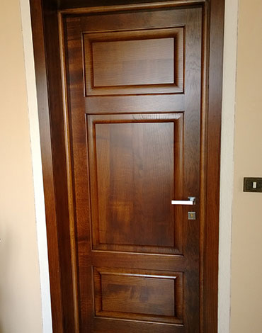 portoncino ingresso in rovere