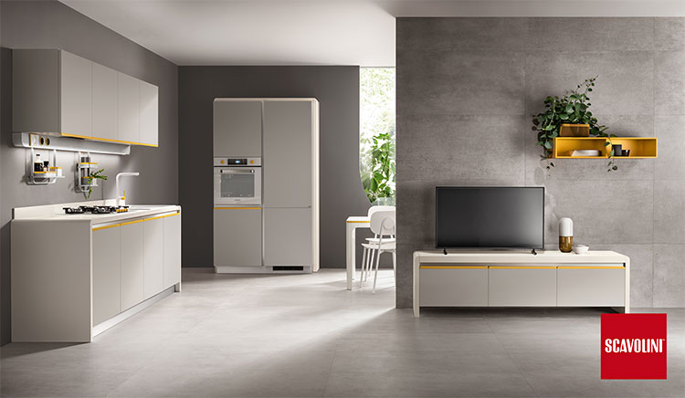 Cucina Scavolini Dandy Plus – modello elegante e raffinato per zona cucina premium