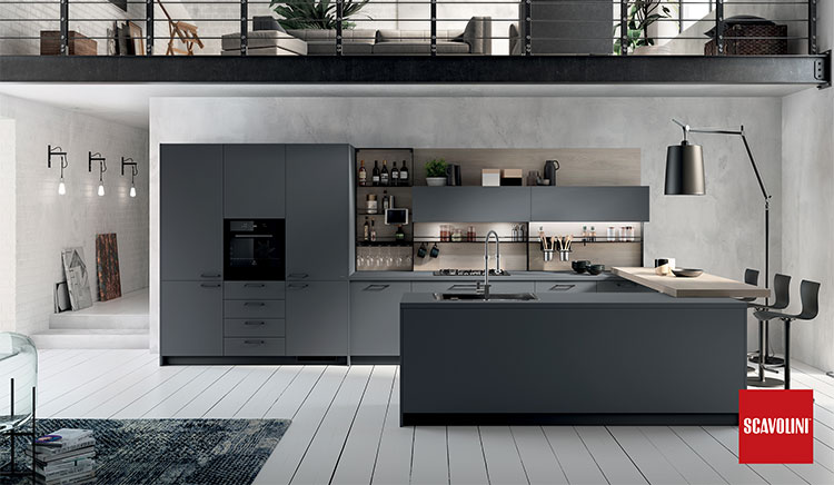 Cucina Scavolini Mood – design contemporaneo e finiture laccate opache